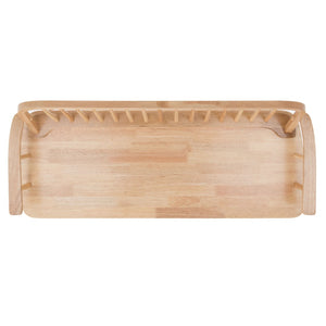 Safavieh Lucilia Spindle Bench - Elegant Windsor-Inspired Seating For Entryways, Living Rooms, And More Natural BCH8501A