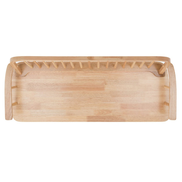 Safavieh Lucilia Spindle Bench - Elegant Windsor-Inspired Seating For Entryways, Living Rooms, And More Natural BCH8501A
