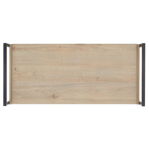 Safavieh Rhonwen Storage Bench - Modern Entryway Seat With Hidden Storage, Black Metal Frame & Wood Finish BCH9300A