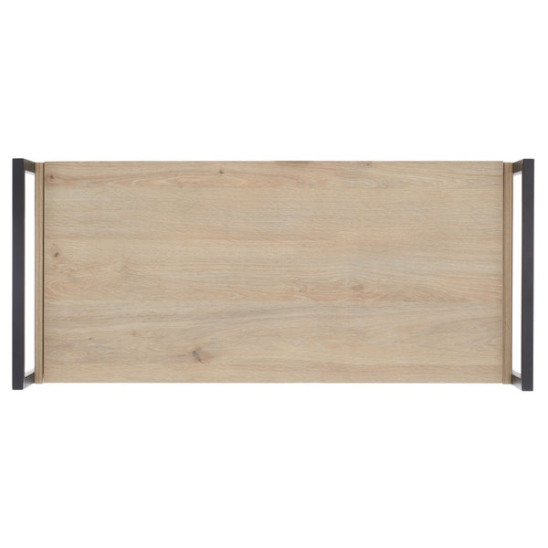 Safavieh Rhonwen Storage Bench - Modern Entryway Seat With Hidden Storage, Black Metal Frame & Wood Finish BCH9300A