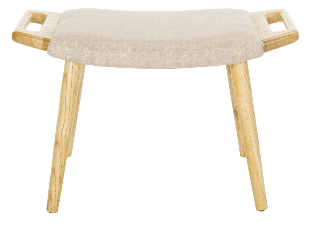 Safavieh Yara Bench - Stylish Mid-Century Scandinavian Accent For Entryways, Living Rooms, And Bedrooms Beige/Natural BCH9500A