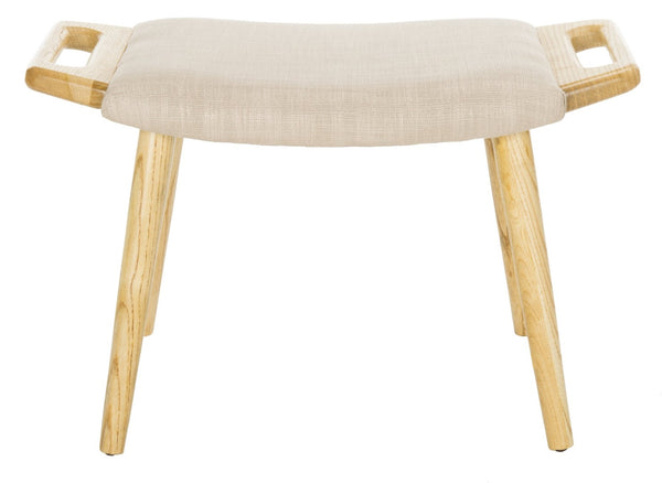 Safavieh Yara Bench - Stylish Mid-Century Scandinavian Accent For Entryways, Living Rooms, And Bedrooms Beige/Natural BCH9500A