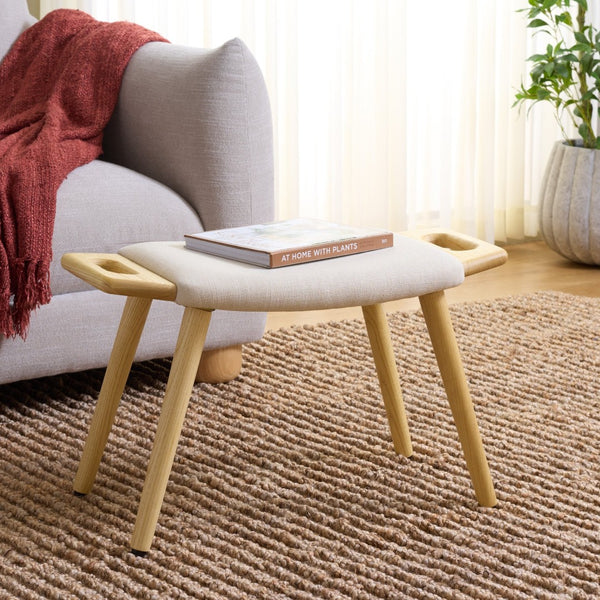 Safavieh Yara Bench - Stylish Mid-Century Scandinavian Accent For Entryways, Living Rooms, And Bedrooms Beige/Natural BCH9500A