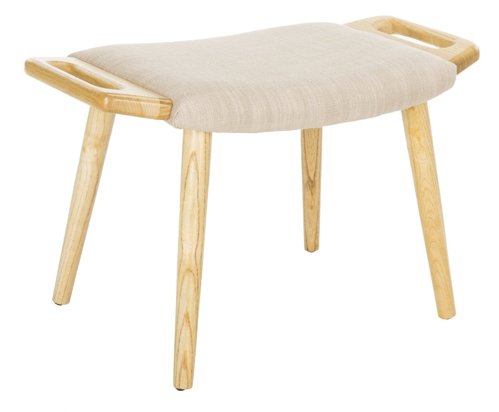 Safavieh Yara Bench - Stylish Mid-Century Scandinavian Accent For Entryways, Living Rooms, And Bedrooms Beige/Natural BCH9500A