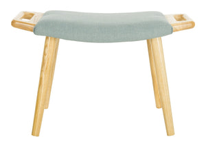 Safavieh Yara Bench - Stylish Mid-Century Scandinavian Accent For Entryways, Living Rooms, And Bedrooms Blue/Natural BCH9500B