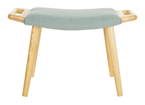 Safavieh Yara Bench - Stylish Mid-Century Scandinavian Accent For Entryways, Living Rooms, And Bedrooms Blue/Natural BCH9500B