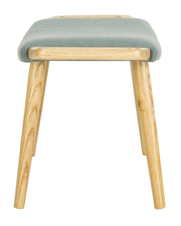 Safavieh Yara Bench - Stylish Mid-Century Scandinavian Accent For Entryways, Living Rooms, And Bedrooms Blue/Natural BCH9500B