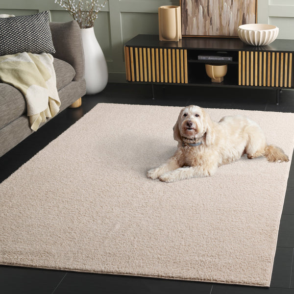 Safavieh Boucle Elegant Large Runner Area Rug - Luxurious Plush Comfort, Durable Construction, Washable Design Beige Polyester Bcl100b-57