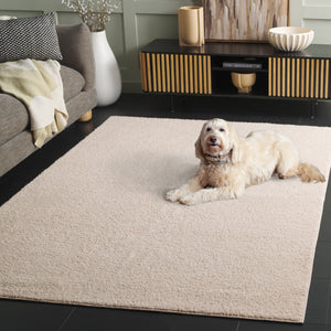 Safavieh Boucle Stylish Power Loomed Rug In Elegant Ivory - Durable, Washable, And Slip-resistant Design Beige Polyester Bcl100b-3