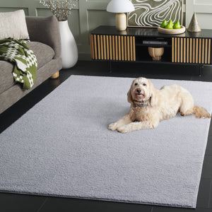 Safavieh Boucle Stylish Power Loomed Rug In Elegant Ivory - Durable, Washable, And Slip-resistant Design Grey Polyester Bcl100f-4