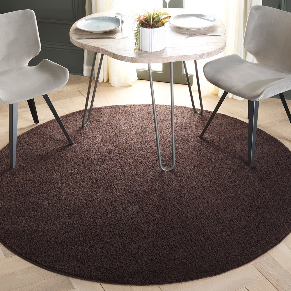Safavieh Boucle Stylish Power Loomed Rug In Elegant Ivory - Durable, Washable, And Slip-resistant Design Brown Polyester Bcl100t-6