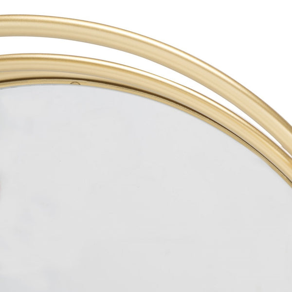 Safavieh Ida 2 Tier Bar Cart Gold / Mirror Metal BCT2500A