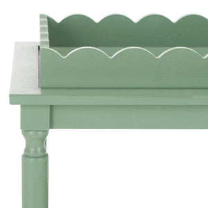 Safavieh Haven Elegant 3 Tier Bar Cart - Versatile Natural Wood Design For Entertaining & Home Decor Sage Green Wood Bct5700c