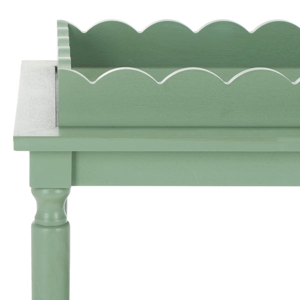 Safavieh Haven Elegant 3 Tier Bar Cart - Versatile Natural Wood Design For Entertaining & Home Decor Sage Green Wood Bct5700c