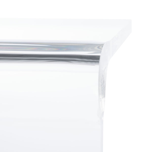 Safavieh Rollins Acrylic Bar Cart - Sleek C-Frame Design, Durable & Mobile, Perfect For Stylish Entertaining! BCT8006A