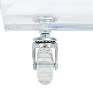 Safavieh Rollins Acrylic Bar Cart - Sleek C-Frame Design, Durable & Mobile, Perfect For Stylish Entertaining! BCT8006A