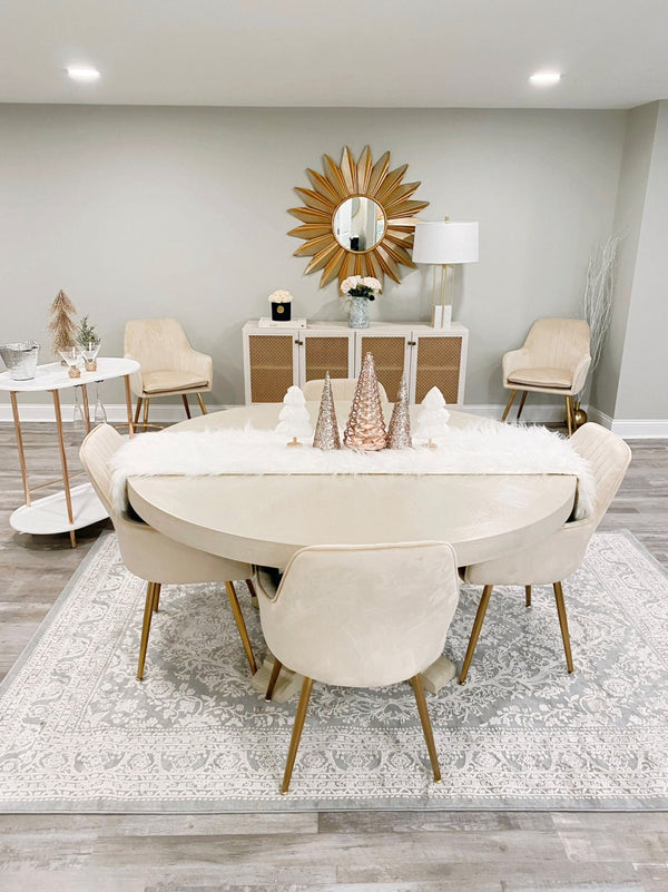 Safavieh Iva 3 Tier Swivel Bar Table - Chic Compact Design With Rotating Shelf For Effortless Entertaining White / Gold BCT8007C