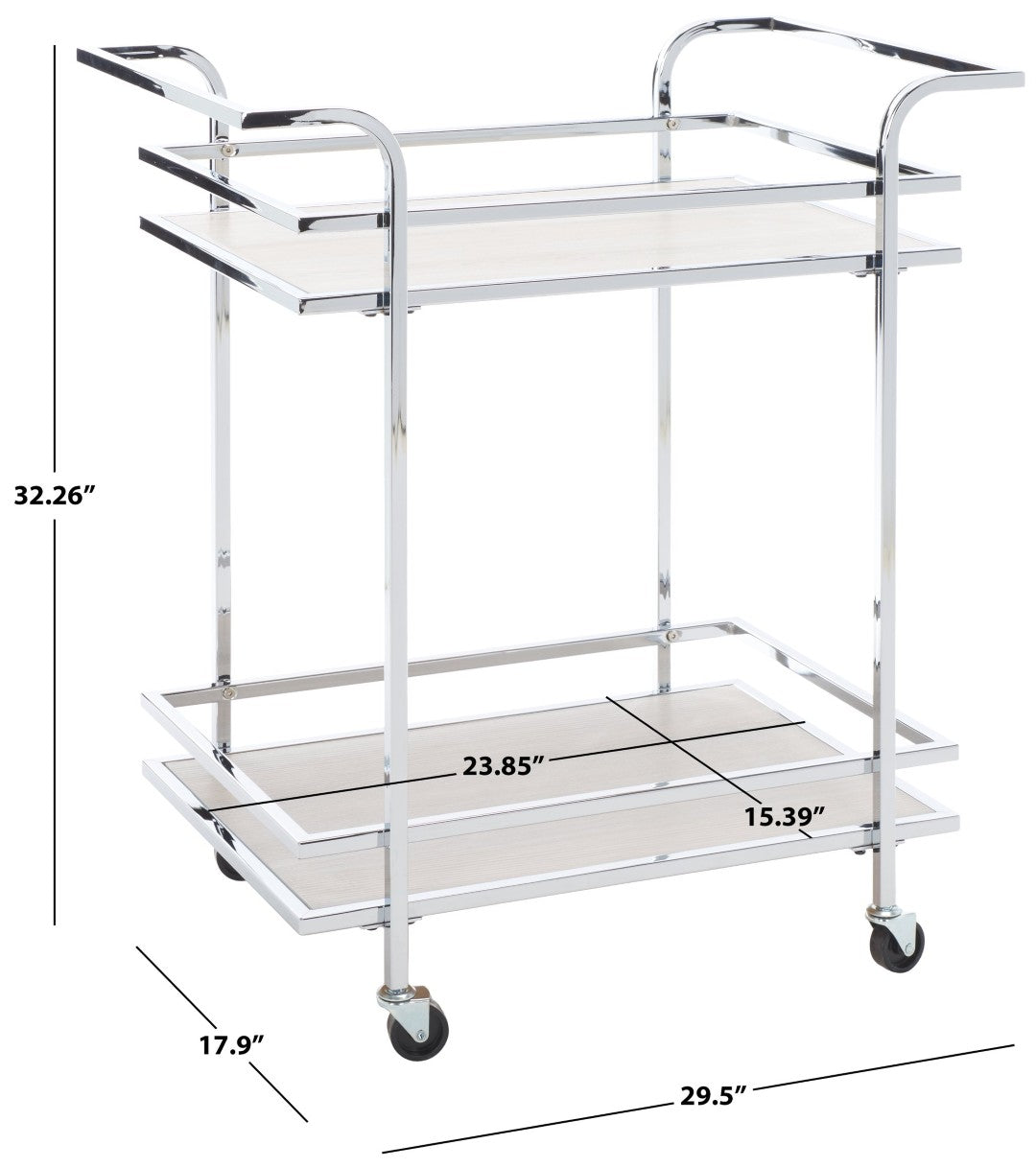 Safavieh Lameris Bar Cart - Thumbnail 4