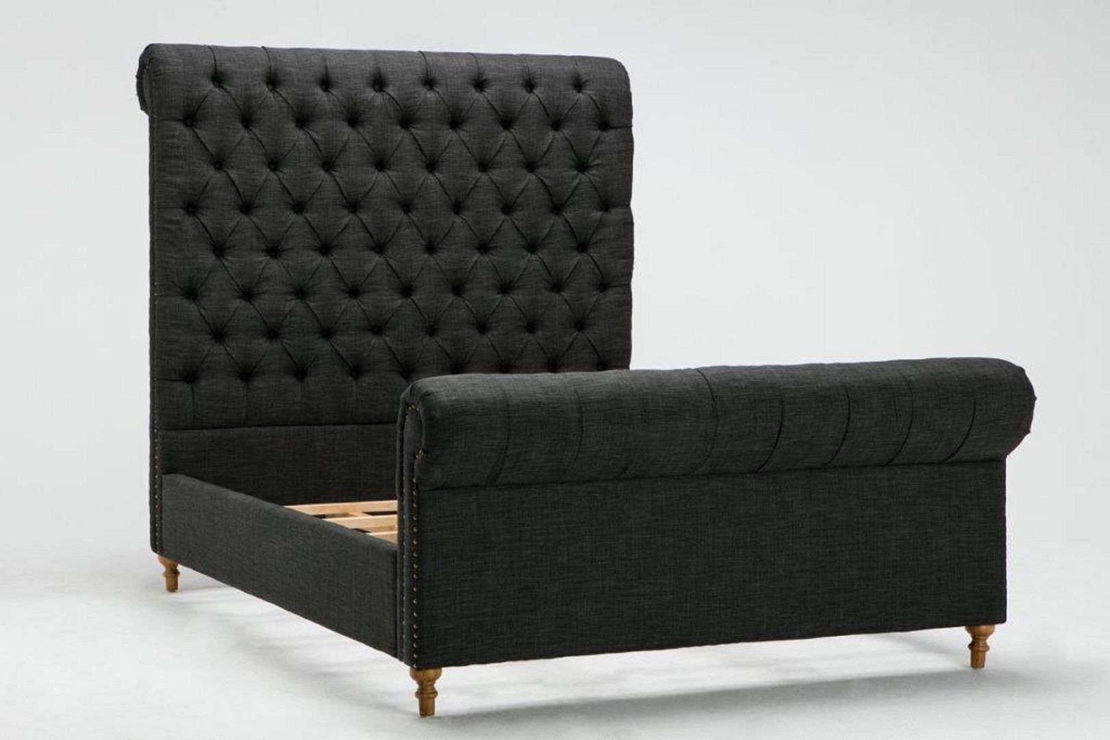 Manhattan Comfort Empire Sleigh Bed