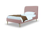 Manhattan Comfort Heather Modern Twin Bed Blush BD003-TW-BH