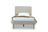 Manhattan Comfort Heather Modern Twin Bed Cream BD003-TW-CR