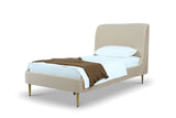 Manhattan Comfort Heather Modern Twin Bed Taupe BD003-TW-TP