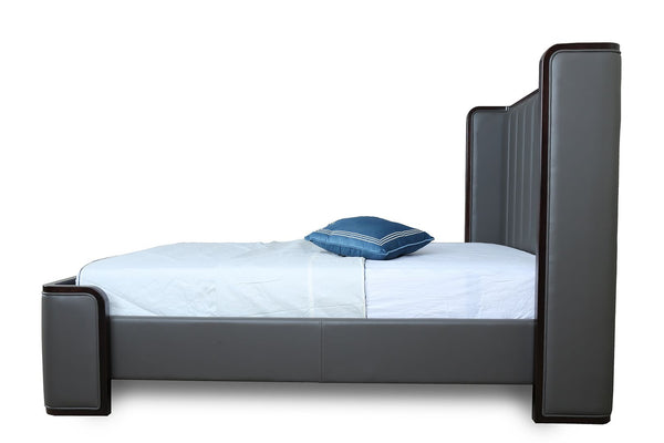 Manhattan Comfort Kingdom Modern Full-Size Bed Graphite BD005-FL-GP