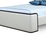 Manhattan Comfort Kingdom Modern Queen Bed Cream BD005-QN-CR