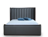 Manhattan Comfort Kingdom Modern Queen Bed Graphite BD005-QN-GP