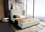 Manhattan Comfort Lenyx Contemporary Queen Bed Cream BD008-QN-CR