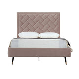 Crosby Full- Size Bed in Blush BD009-FL-BH Manhattan Comfort