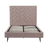 Crosby Full- Size Bed in Blush BD009-FL-BH Manhattan Comfort