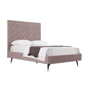 Crosby Full- Size Bed in Blush BD009-FL-BH Manhattan Comfort