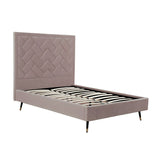 Crosby Full- Size Bed in Blush BD009-FL-BH Manhattan Comfort