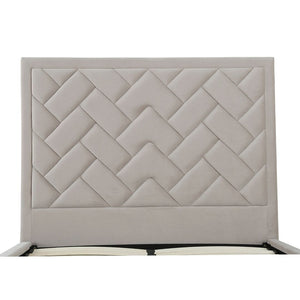 Crosby Full- Size Bed in Greige BD009-FL-GE Manhattan Comfort