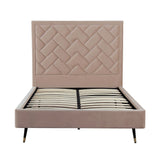 Crosby Full- Size Bed in Nude BD009-FL-ND Manhattan Comfort