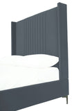 Promenade Full- Size Bed in Grey BD010-FL-GY Manhattan Comfort