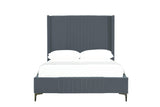 Promenade Full- Size Bed in Grey BD010-FL-GY Manhattan Comfort