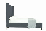 Promenade Full- Size Bed in Grey BD010-FL-GY Manhattan Comfort