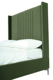 Promenade Full- Size Bed in Moss Green BD010-FL-MG Manhattan Comfort