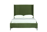 Promenade Full- Size Bed in Moss Green BD010-FL-MG Manhattan Comfort