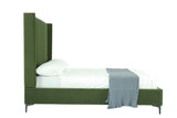 Promenade Full- Size Bed in Moss Green BD010-FL-MG Manhattan Comfort