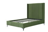 Promenade Full- Size Bed in Moss Green BD010-FL-MG Manhattan Comfort