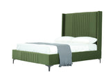 Promenade Full- Size Bed in Moss Green BD010-FL-MG Manhattan Comfort