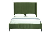 Promenade Queen-Size Bed in Moss Green BD010-QN-MG Manhattan Comfort