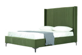 Promenade Queen-Size Bed in Moss Green BD010-QN-MG Manhattan Comfort