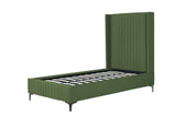 Promenade Twin-Size Bed in Moss Green BD010-TW-MG Manhattan Comfort