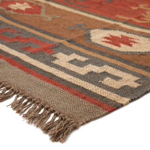 Jaipur Living Jaipur Living Thebes Handwoven Jute Flatweave Rug Bold Southwestern Geometric Pattern 6' x 9' RUG150336