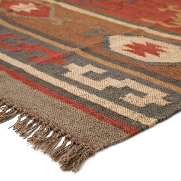 Jaipur Living Jaipur Living Thebes Handwoven Jute Flatweave Rug Bold Southwestern Geometric Pattern 6' x 9' RUG150336