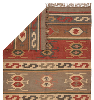Jaipur Living Jaipur Living Thebes Handwoven Jute Flatweave Rug Bold Southwestern Geometric Pattern 6' x 9' RUG150336